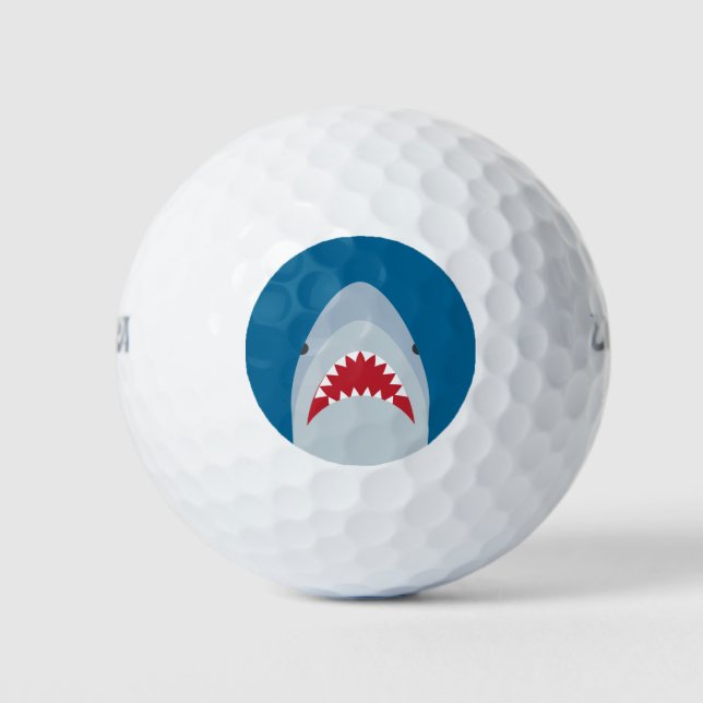 Attaque de requin balles de golf (Devant)