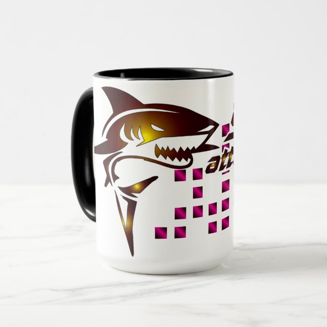 Attaque de requin Mug (Devant gauche)
