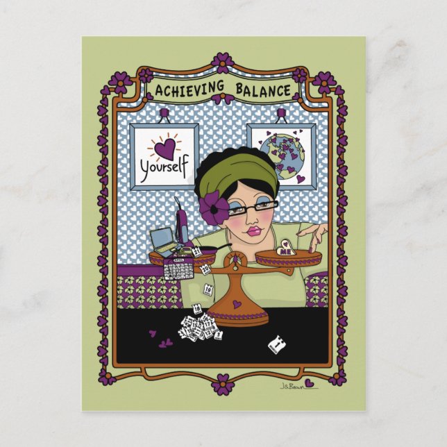 Atteindre l'équilibre_ Une carte postale (Devant)