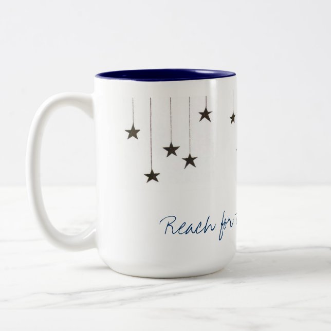 Atteindre pour les étoiles Mug (Gauche)