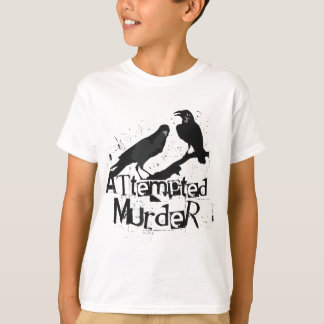 Attempted Murder, Crows Collective Noun, Halloween T-Shirt