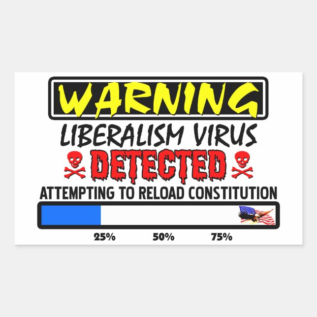 Attempting To Reload Constitution! Sticker (Front)