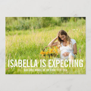 Attendre le faire-part de grossesse de  