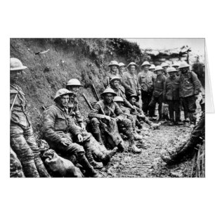 Attente dans les tranchées Première Guerre mondial