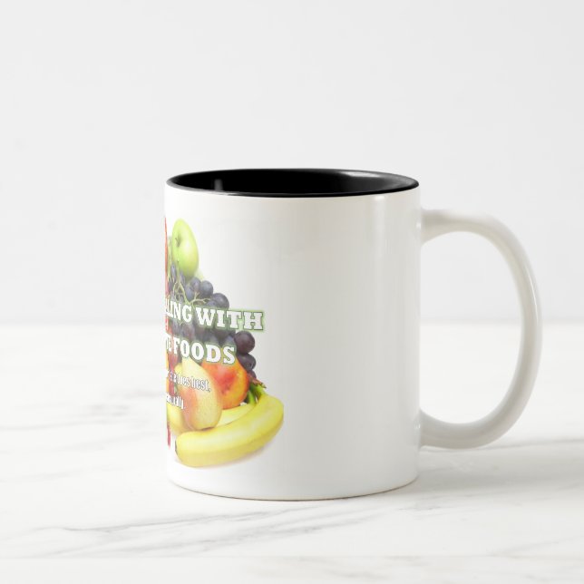 Attention All Coffee, Tea or Hot Chocolate Lovers! Two-Tone Coffee Mug (Right)
