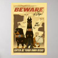 Attention aux chiens ! Poster - Disney Pixar UP!