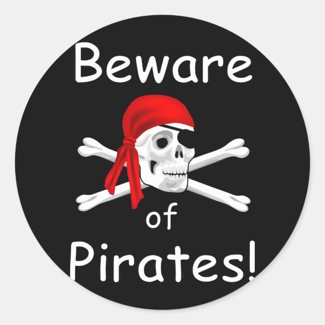 Attention aux Stickers Pirates (Devant)