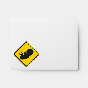 Attention: Baby Ahead! Envelope