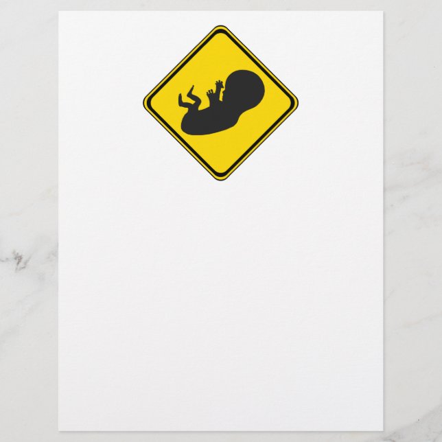 Attention: Baby Ahead! Flyer (Front)