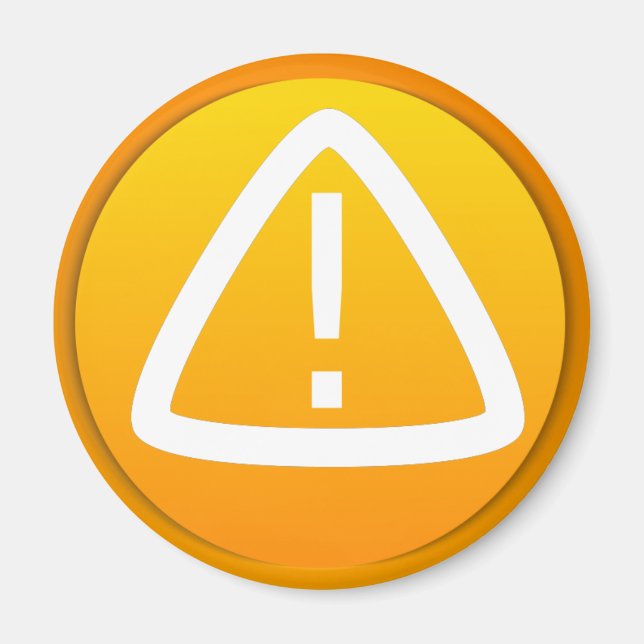 Attention Button Magnet (Front)