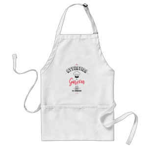 Attention ce garcon est le roi du barbecue standard apron