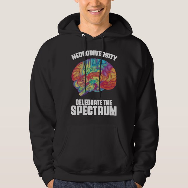 Attention Deficit Disorder Hyperactivity Neurodive Hoodie (Front)