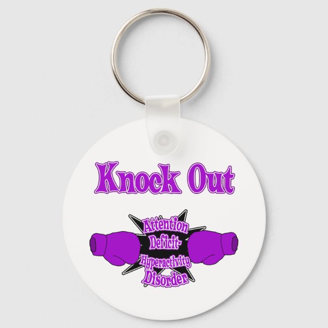 Attention Deficit Hyperactivity Disorder Keychain (Front)