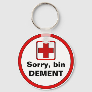Attention - Dementia Keychain