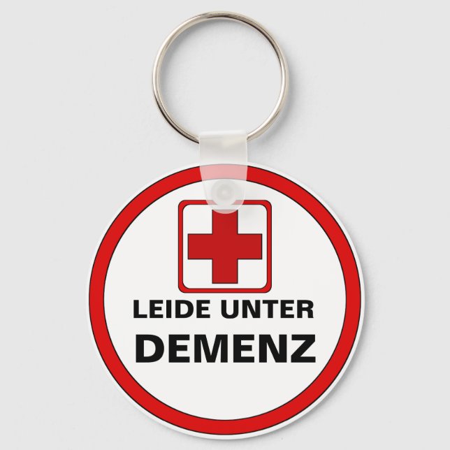Attention - Dementia Keychain (Front)