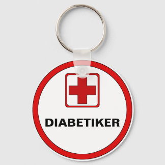 Attention - DIABETICS Keychain