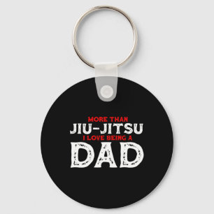 Attention I Can Jiu Jitsu Fighter Judo Martial Art Keychain