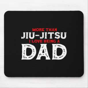 Attention I Can Jiu Jitsu Fighter Judo Martial Art Mouse Pad