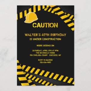 Attention Invitation Casquette difficile