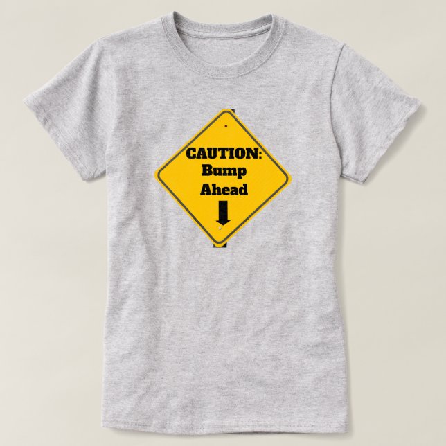 Attention : Sauter vers l'avant T-shirt (Design devant)
