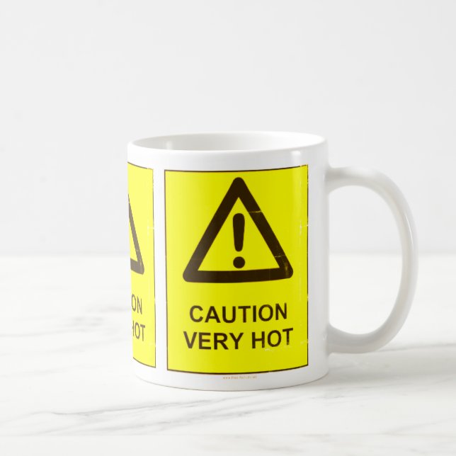 Attention - Tasse de café chaud (Droite)