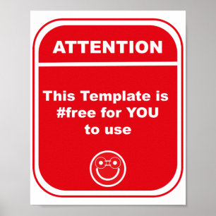 Attention This Template is #free to use Cutomize Poster