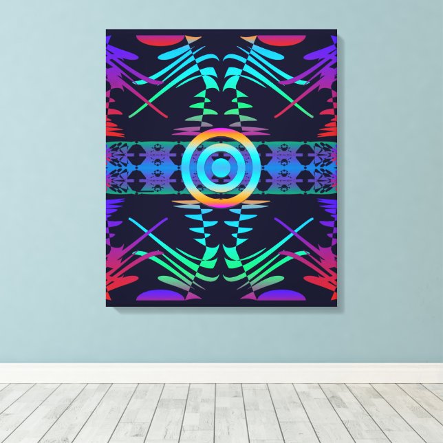 Attentive Eye to all Trends Canvas Print (Insitu(Wood Floor))