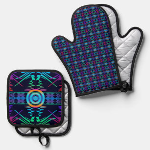 Attentive Eye to all Trends Oven Mitt & Pot Holder Set