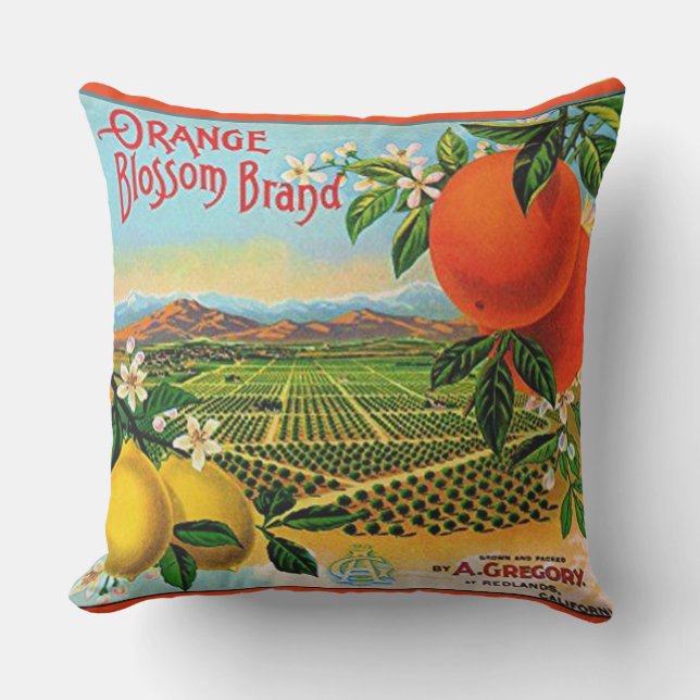 ATTERRISSEUR DE COUSSIN DE WQ : Étiquette orange (Recto)