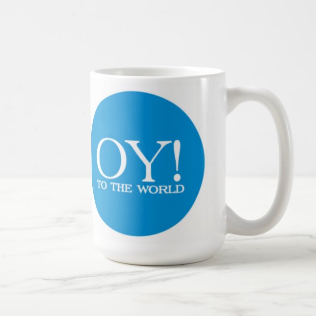 Atterrisseur juif. Tasse - Oy ! au monde (Droite)