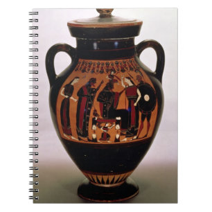 Attic black-figure amphora depicting the Birth of Notebook