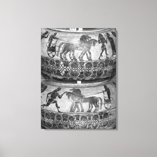 Attic black-figure dinos canvas print (Front)