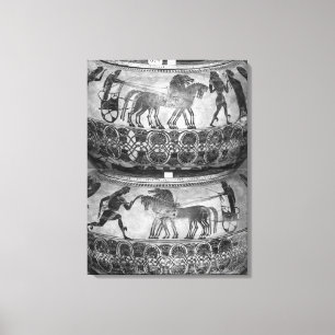 Attic black-figure dinos canvas print