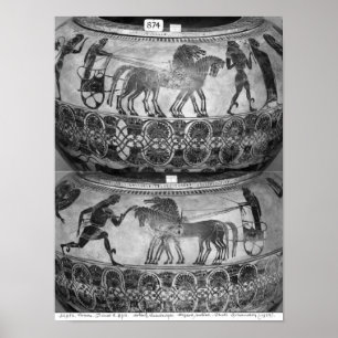 Attic black-figure dinos poster