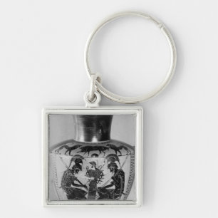 Attic black figure hydra keychain