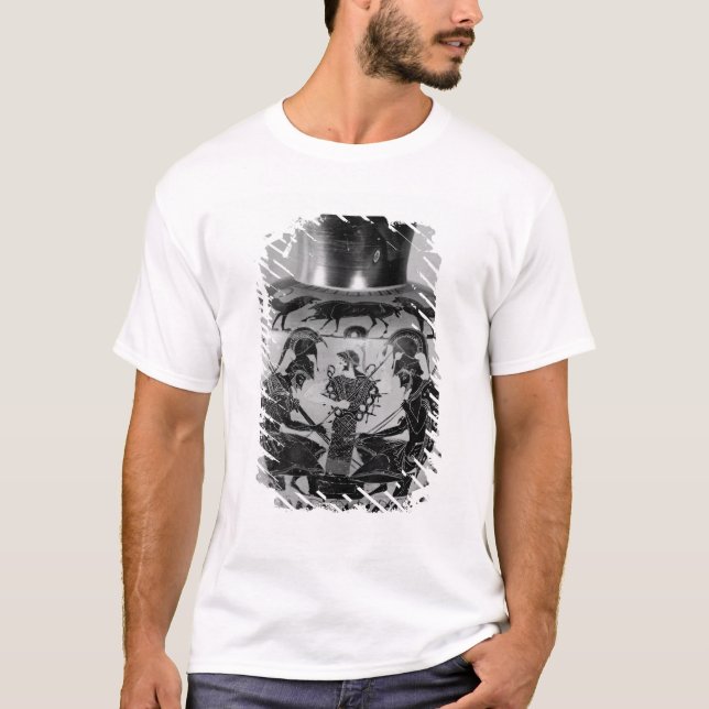 Attic black figure hydra T-Shirt (Front)