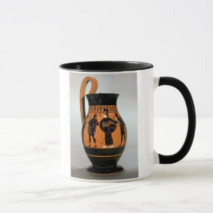 Attic black-figure olpe depicting Athena Confronti Mug