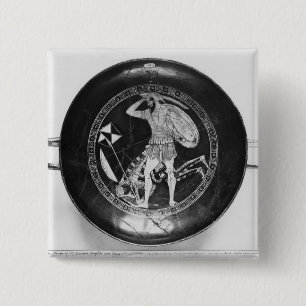 Attic red-figure cup 2 inch square button