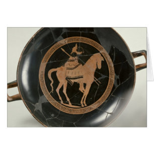 Attic red-figure cup depicting