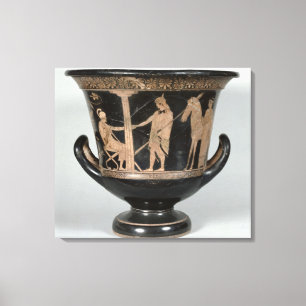 Attic red-figure kalyx krater canvas print