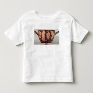 Attic red figure skyphos toddler t-shirt