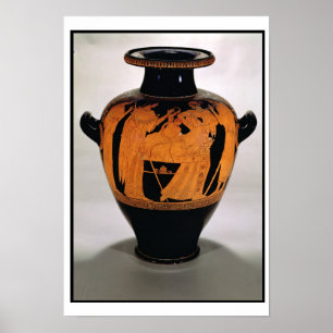 Attic red-figure stamnos depicting the Infant Hera Poster