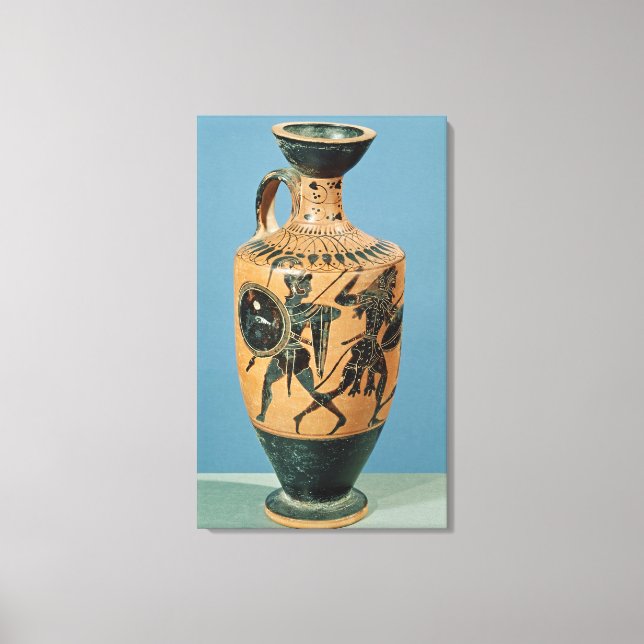Attic Style Lekythos Canvas Print (Front)