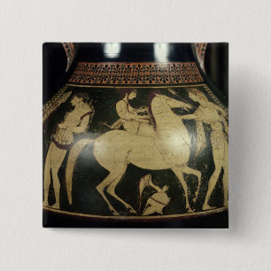 Attic white-figure amphora 2 inch square button