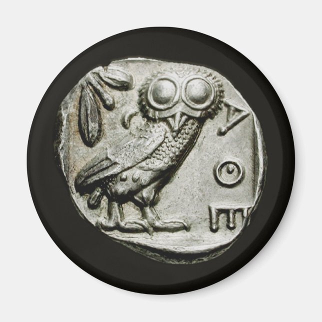 Attica Tetradrachm Owlthena Magnet (Front)