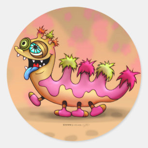 ATTILA CUTE ALIEN MONSTER Auto-Collant Sticker