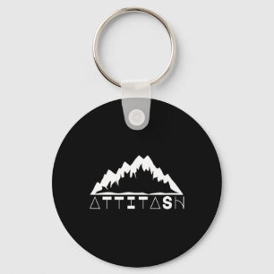 Attitash Skiing And Mountain Winter Sport  Keychain