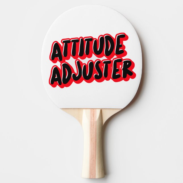 ATTITUDE ADJUSTER PING PONG PADDLE (Front)