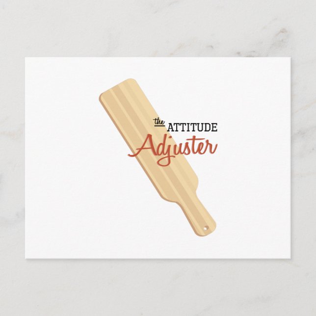 Attitude Adjuster Postcard (Front)