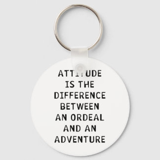Attitude Difference Keychain